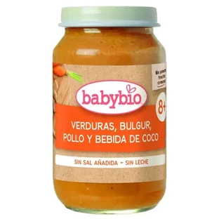 Babybio Овочі Булгур куряче м'ясо та кокосовий напій, 200 г