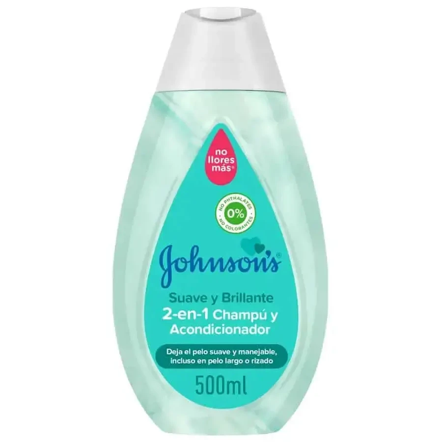 Шампунь та кондиціонер Johnson's Baby Soft & Shiny 2 в 1, 500 мл: ціни та характеристики