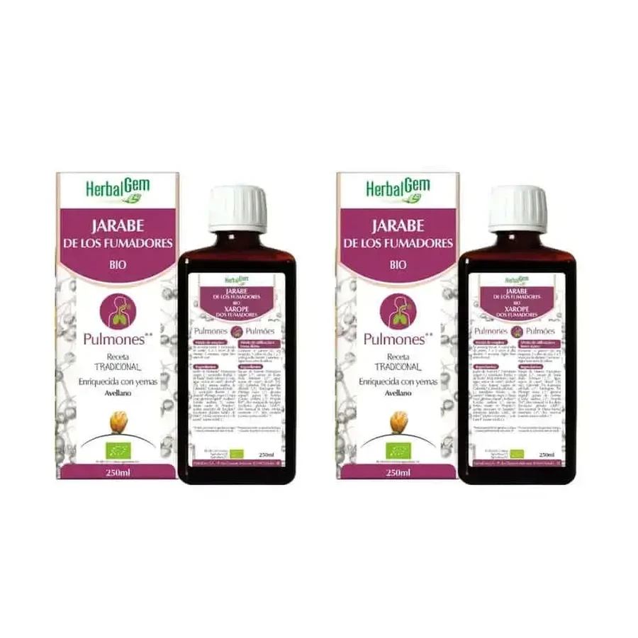 Сироп для курців Herbalgem, 2х250мл: ціни та характеристики