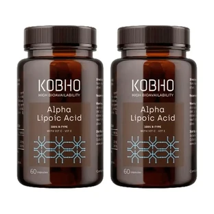 Добавка альфа-ліпоєвої кислоти Duplo від Kobho Labs, 2 x 3 x 60 капсул