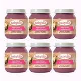 Babybio Яблоко-черника, упаковка 6 х черника, 130 г