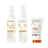 A-Derma Ctrl Cream Spf 50+ 150Ml Ad + Захисний сонцезахисний спрей Spf50+ 200 Ml + Захисний дитячий сонцезахисний спрей Spf50+ 200 Ml