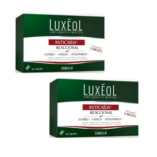 Luxeol Anticaida Reaccional, упаковка 2 х 90 таблеток