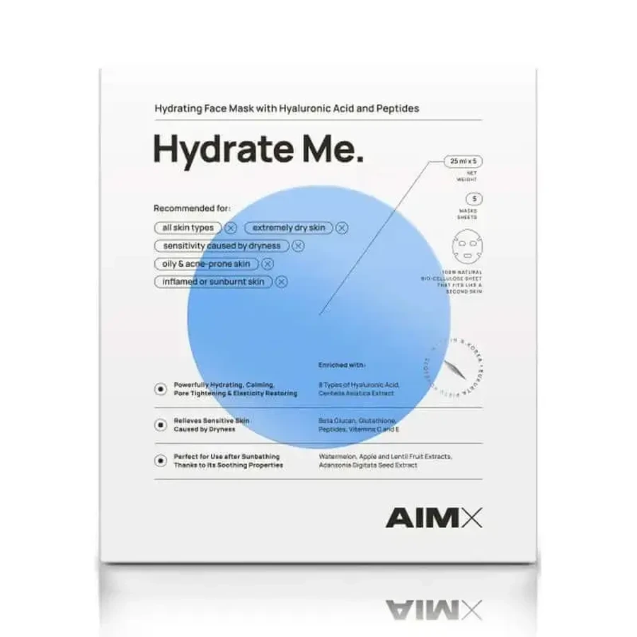 Маска для обличчя Aimx "Hydrate Me", 25 мл: ціни та характеристики