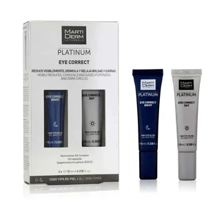 Martiderm Platinum Pack Eye Correct Day 10 мл + Eye Correct Night 10 мл