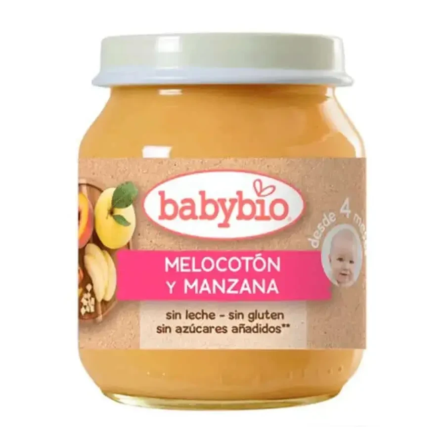 Babybio Персик-яблоко, 130 г: цены и характеристики