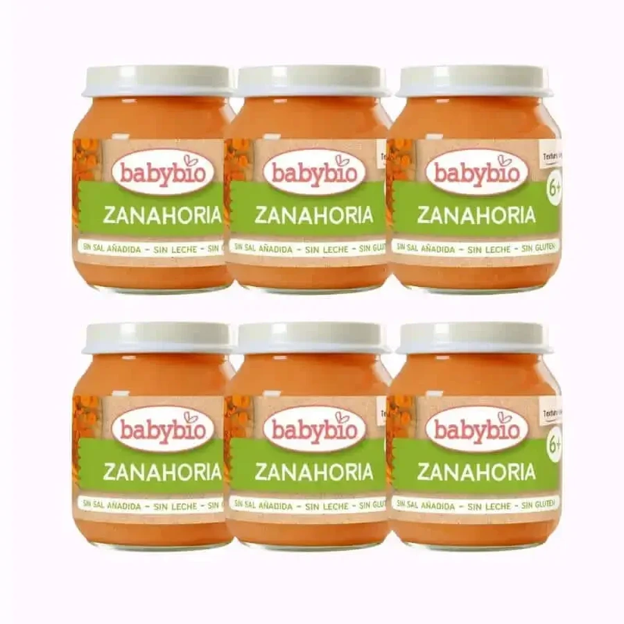 Babybio Баночка для моркви, упаковка 6 х 130 грамів: ціни та характеристики