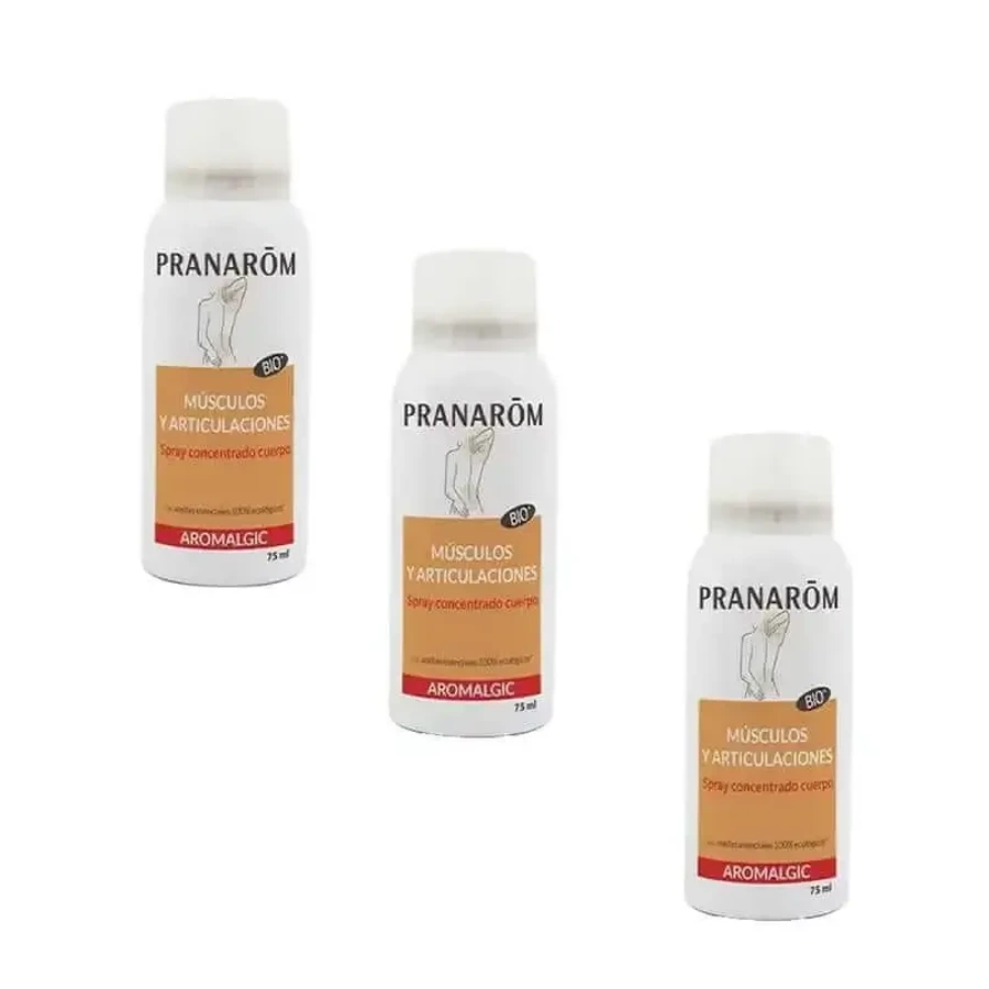 Pranarôm Aromalgic Концентрированный спрей Muscles & Joints Bio, 3X75 мл: цены и характеристики