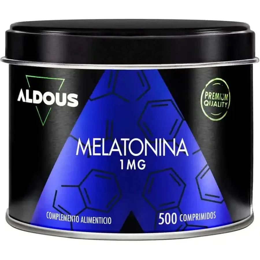Aldous Labs Пищевая добавка Чистый мелатонин 1 мг, 500 таблеток: цены и характеристики