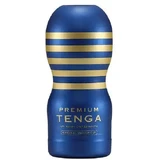 Tenga Premium Air Flow Cup Чашка для мастурбатора синьо-золотавого кольору