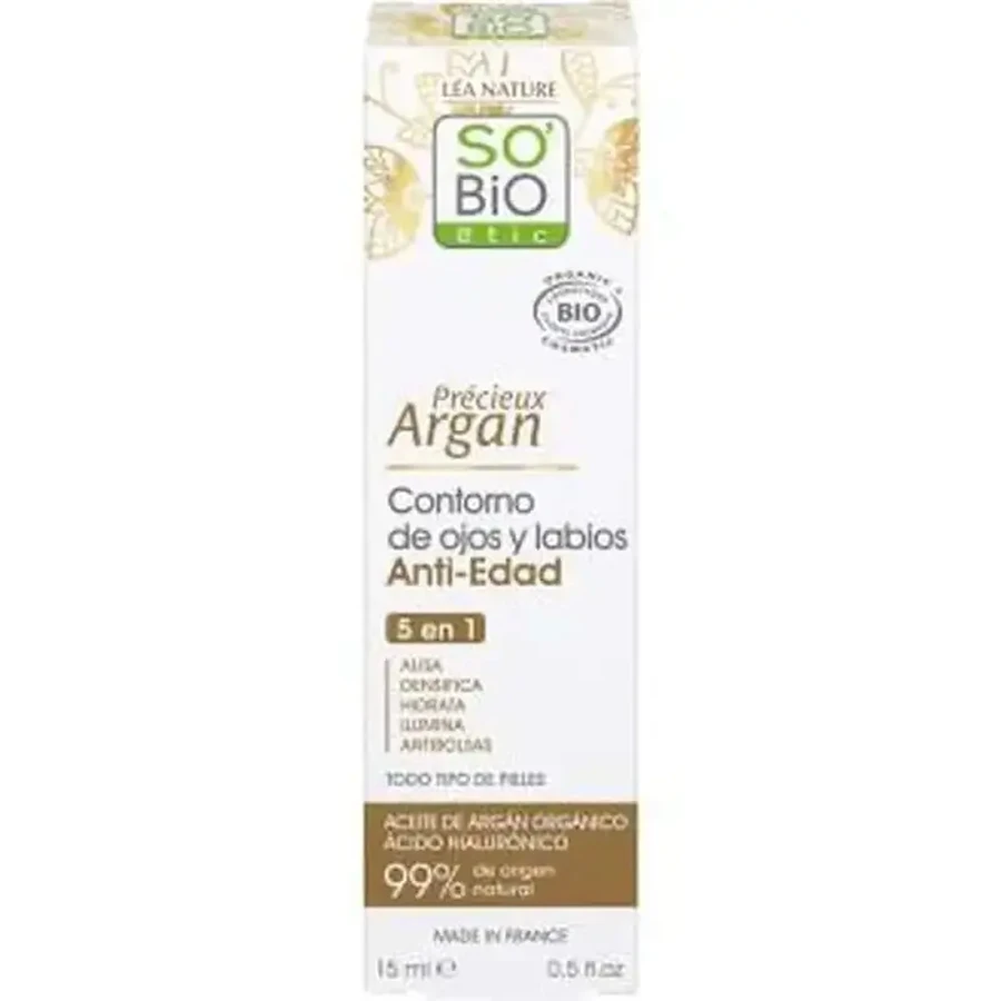 So'Bio Etic Eye-Lip Contour Hyaluronic-Argan 15Ml Bio: цены и характеристики