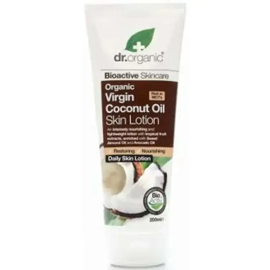 Лосьйон для тіла Dr. Organic з органічної кокосової олії 200 мл: ціни та характеристики