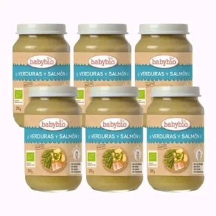 Babybio Меню Лосось традиційний, упаковка 6 х 200 г
