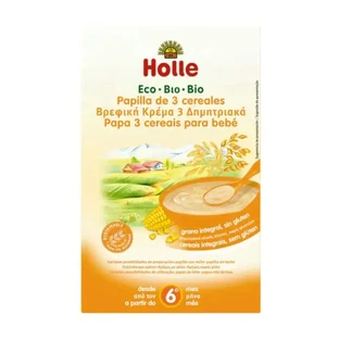 Каша Holle Bio Три злаки цільнозернова, з 6 місяців 250 г