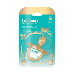 Кругла латексна пустушка Baboo, 0+ місяців