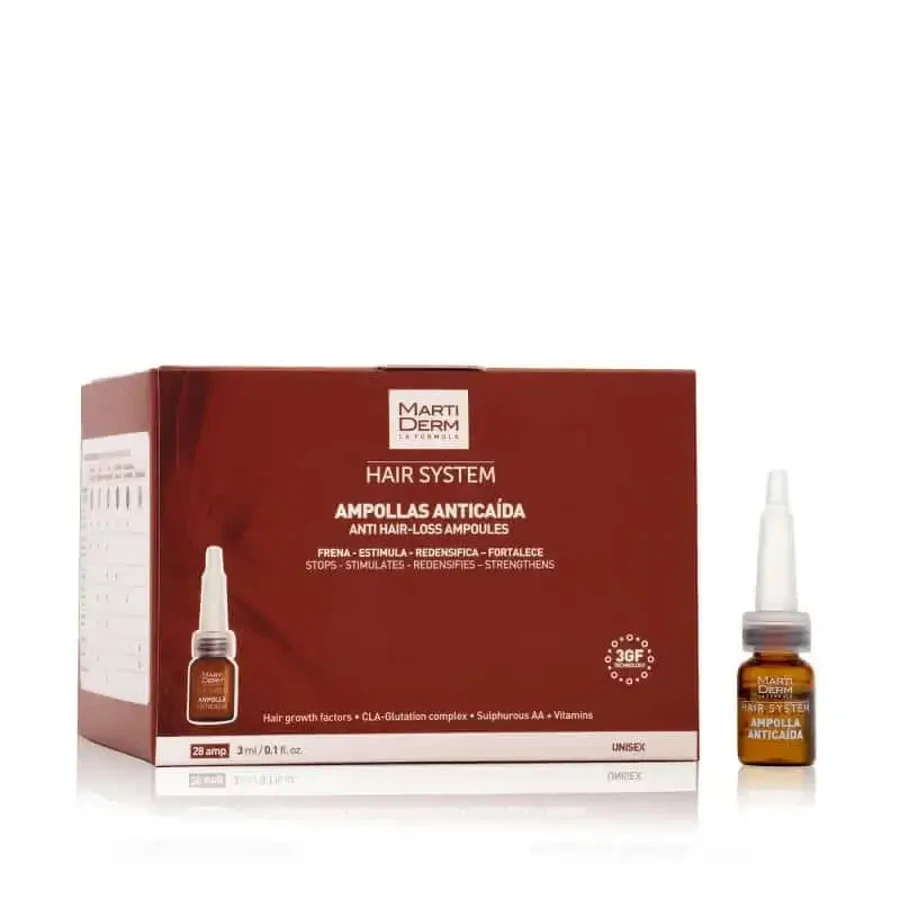 Martiderm Hair System Anti-Hair Loss Ampoules 28 шт.: цены и характеристики