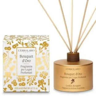 L'Erbolario Bouquet De Oro Wood Fragrance (Mikados) 200M