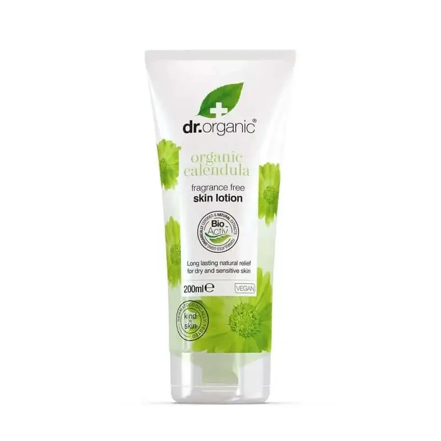 Лосьйон для тіла Dr. Organic Календула для чутливої шкіри 200 мл: ціни та характеристики