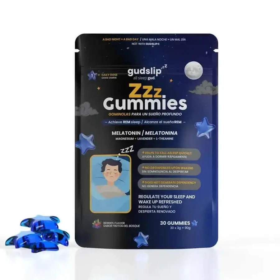 Gudslip Gummies Melatonin Gudslip , 30 жевательных резинок: цены и характеристики