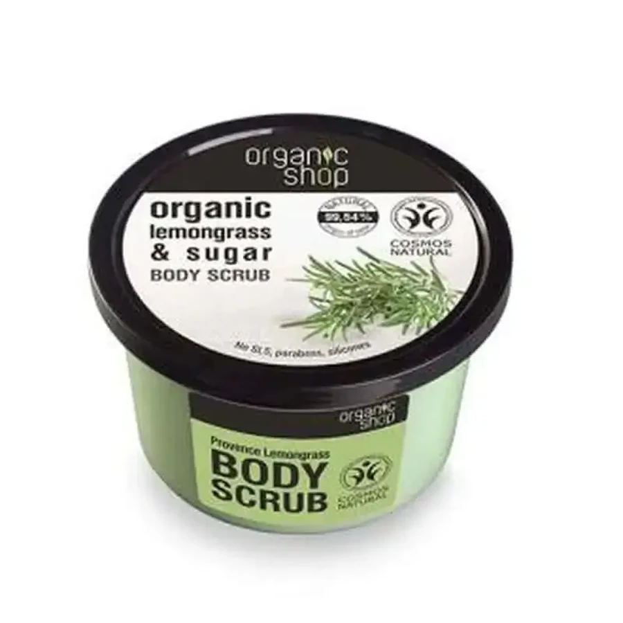 Відлущуючий скраб для тіла Organic Shop Прованський лимонник 250 мл: ціни та характеристики