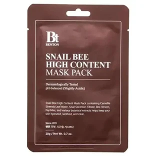 Benton Snail Bee High Containment Mask, 20 г - маска з високим вмістом бджолиного равлика
