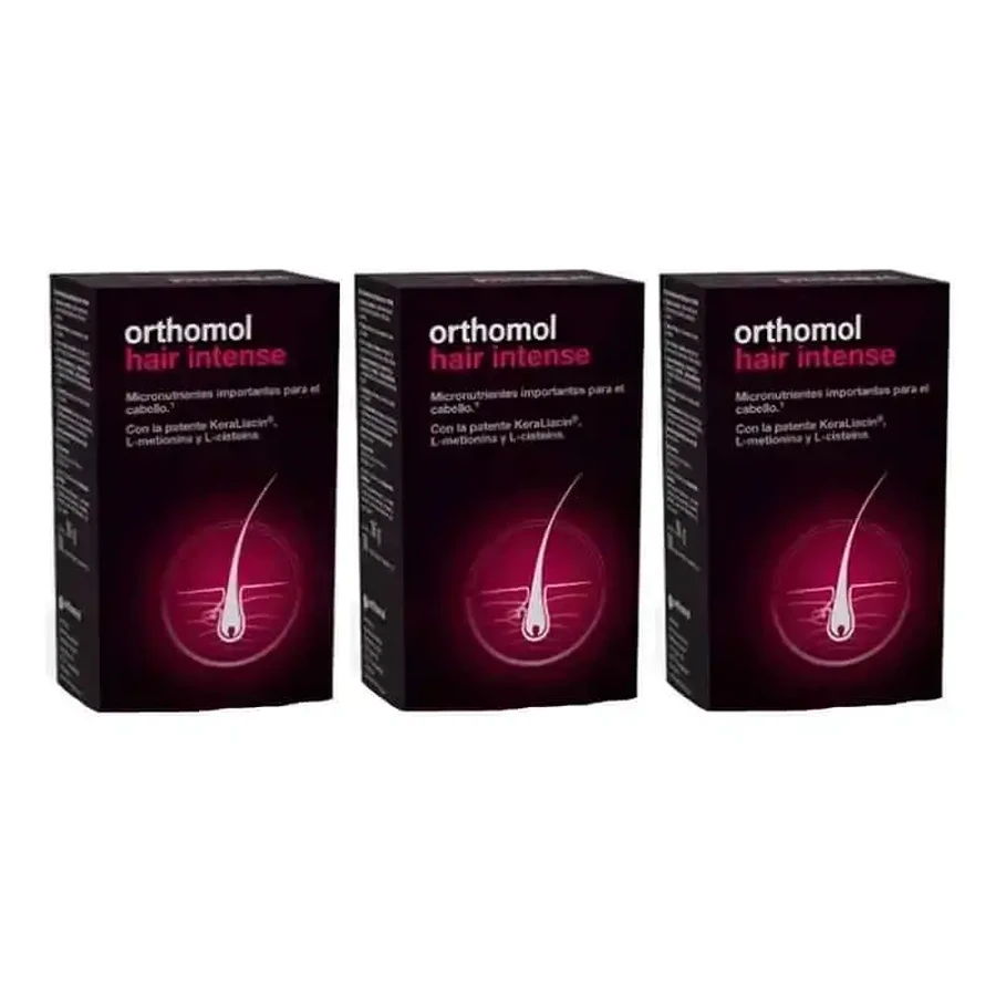 Orthomol Hair Intense, упаковка 3 x 60 капсул: цены и характеристики