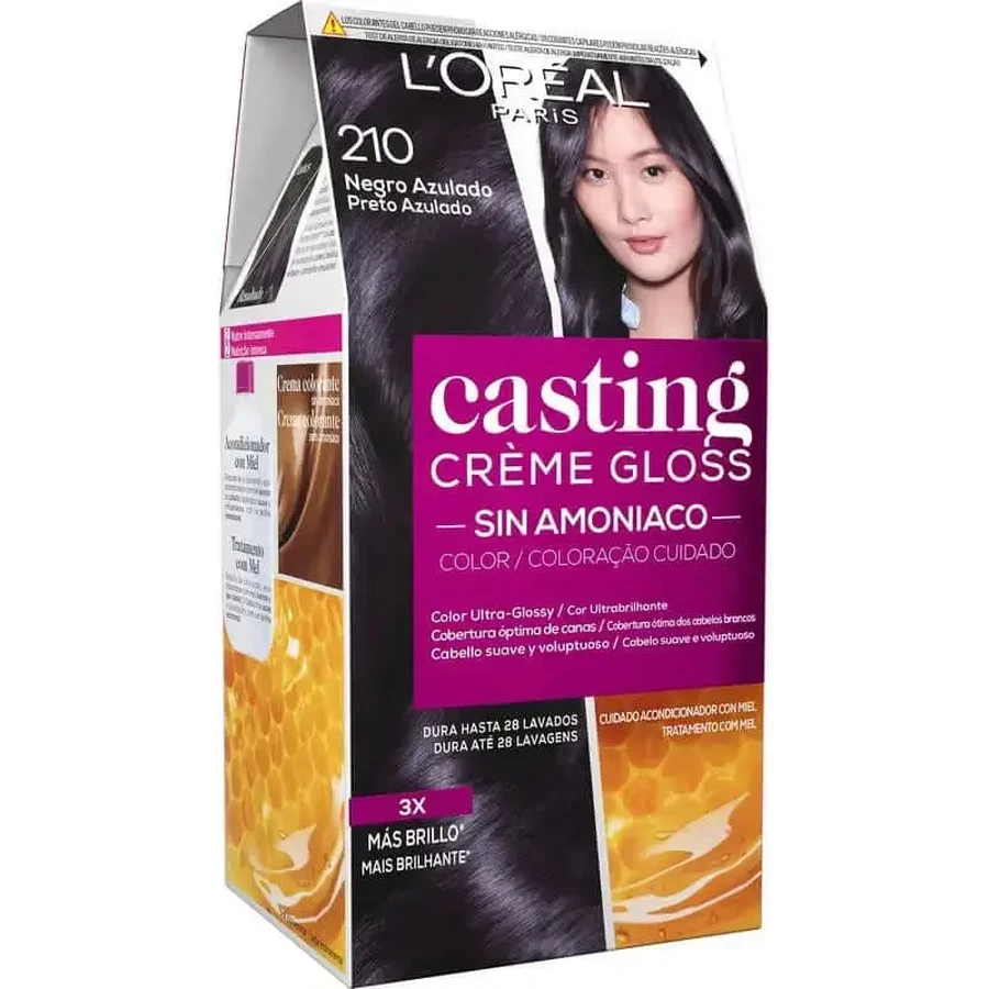 L'Oréal Paris Casting Creme Gloss Colour Bath 210 Синій чорний L'Oréal Paris Casting Creme Gloss Colour Bath 210 Синій чорний: ціни та характеристики