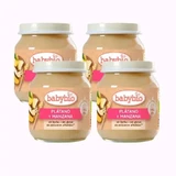 Babybio Банан и яблоко, упаковка 4 x 130 г