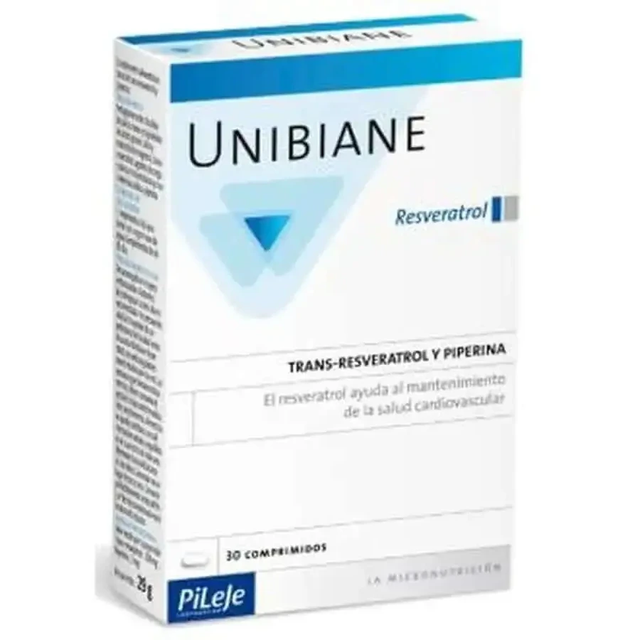 Pileje Unibiane Resveratrol 30Cap: цены и характеристики