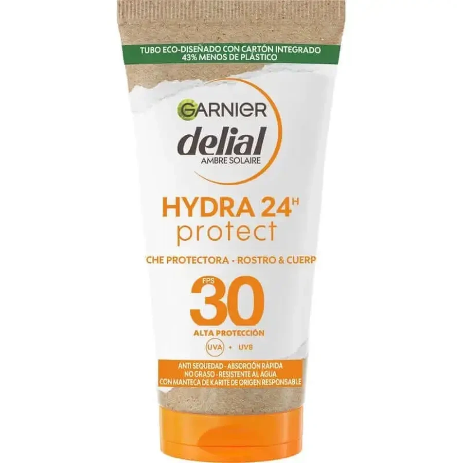 Garnier Delial Delial Захисне молочко Spf 30 Hydra 24 Захисна, водостійка та зволожуюча формула з олією ши: ціни та характеристики