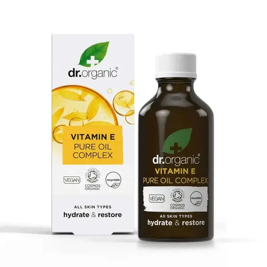 Dr.Organic Vitamin E Complex Чиста антиоксидантна олія, від розтяжок, 50 мл: ціни та характеристики