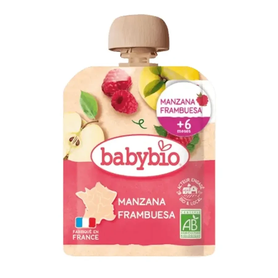 Babybio Пауч Яблуко Малина, 90 г: ціни та характеристики