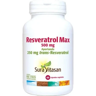 Sura Vitas Ресвератрол Макс, 60 капсул