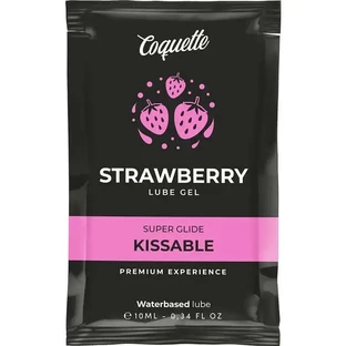 Coquette Cosmetics Desire Pocket Kissable Лубрикант на водній основі полуниця 10 мл