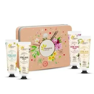 Fleurance Nature Персиковый крем для рук Квартет Сундучок 4шт