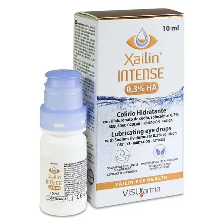Краплі для очей XAILIN Ha 0,3% інтенсивні, 10 мл: ціни та характеристики