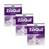 Назальні пластирі для сну Zzzquil Sleep, Дихайте та спіть краще, 3х10 пластирів
