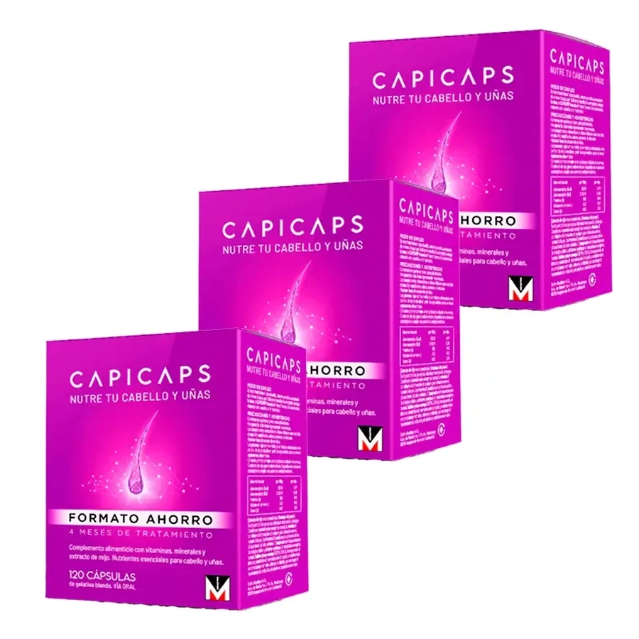 Capicaps Triplo для волос и ногтей, 3 x 120 капсул: цены и характеристики