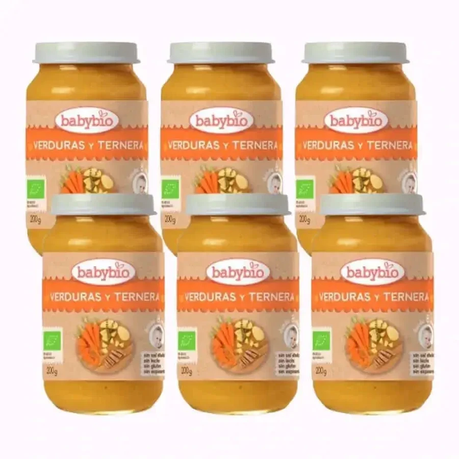 Babybio Menu Tradition Говядина, упаковка 6 х 200 грамм: цены и характеристики