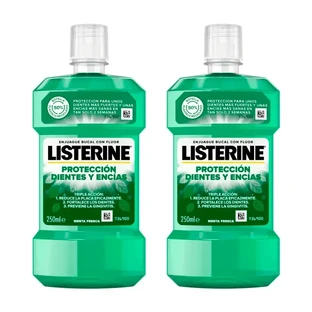 Listerine Duplo - Ополіскувач для порожнини рота для зубів і ясен, 2 x 250 мл