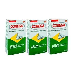 Клейовий порошок Corega Triplo Ultra, 3 x 50 г
