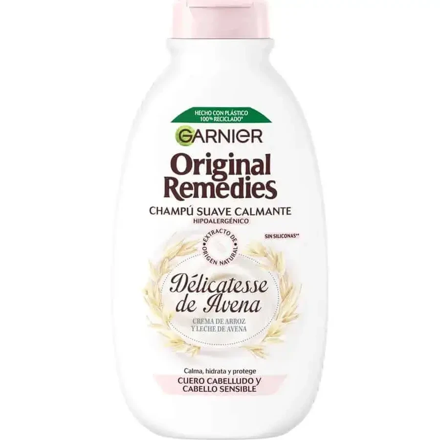 Шампунь для чувствительной кожи головы Garnier Original Remedies Oatmeal Delicatesse: цены и характеристики