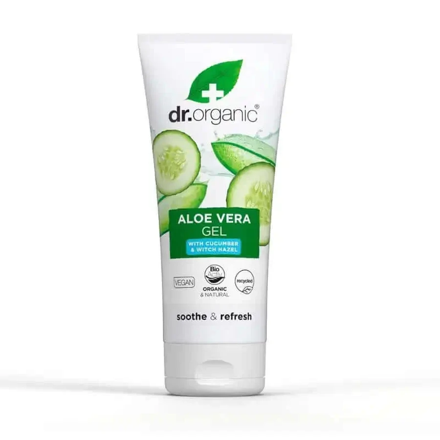 Dr.Organic Увлажняющий гель для тела с алоэ вера для всех типов кожи, 200 мл: цены и характеристики