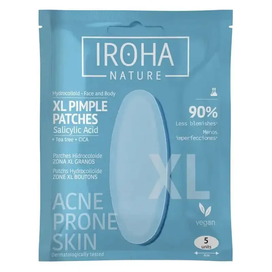 Пластырь от прыщей Iroha Nature Xl, 5 шт.: цены и характеристики