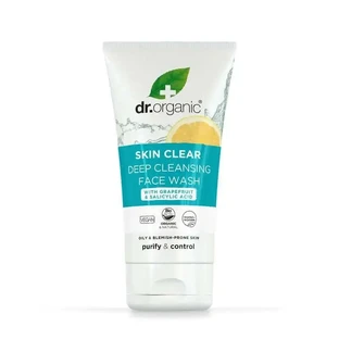 Dr.Organic Skin Очищуючий засіб для обличчя для жирної та схильної до акне шкіри, 125 мл