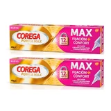 Крем для фіксації зубних протезів Corega Duplo Max Fixation + Comfort, 2 х 40 г