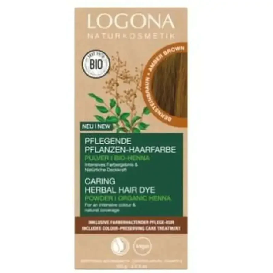 Logona Фундук бурштиновий рослинний барвник 060 100гр: ціни та характеристики