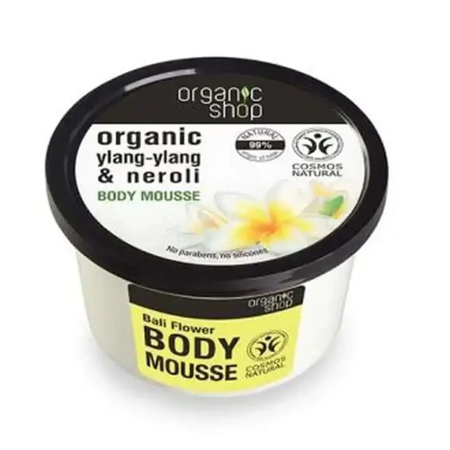 Organic Shop Балийский цветочный мусс для тела 250 мл: цены и характеристики