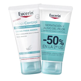 Eucerin Atopic Control Hand Cream Duplo, 2X75 мл