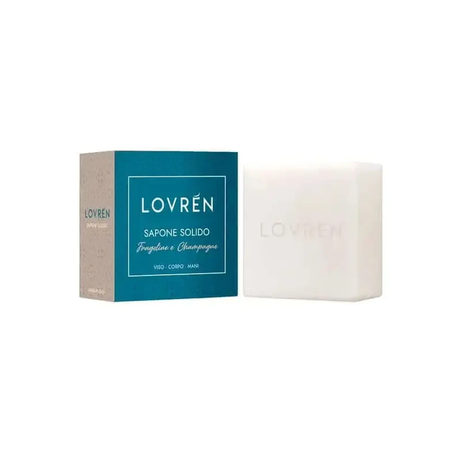 Твердое мыло Lovrén Strawberry & Champagne Dermosapon, 100 гр.: цены и характеристики
